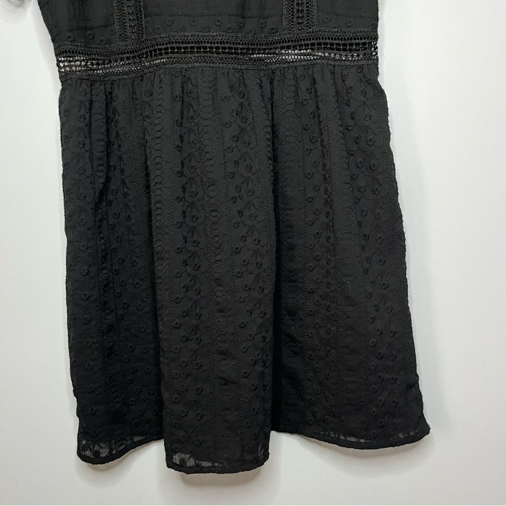 Abercrombie & Fitch A-Line Crochet Lace Square Neckline Mini Dress Size XSP - Picture 7 of 16